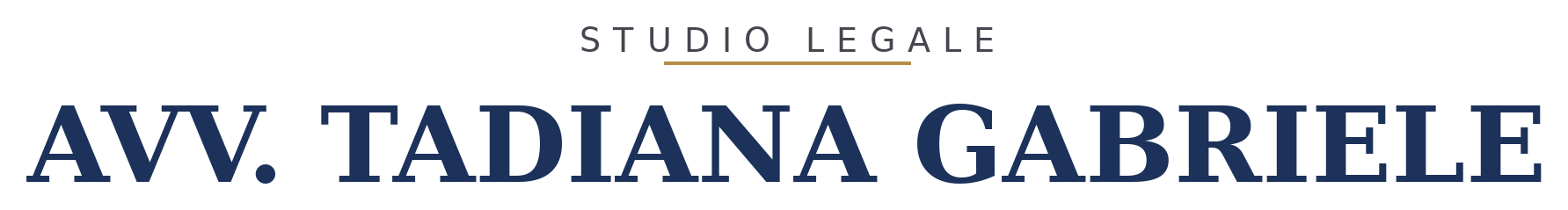 Studio Legale Avv. Tadiana Gabriele – torna all'inizio